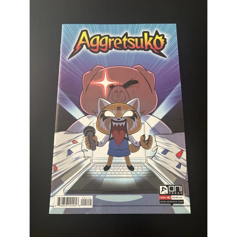 Aggretsuko Comic Book #1, Oni Press‎ 2020, 1st Printing, Variant Cover
